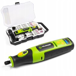 Mini Szlifierka Frezarka Fieldmann 1300mAh 7,2V 70 Elementów
