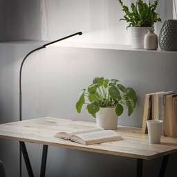 Briloner Lampa stojąca LED Mura, możliwość ściemniania, czarny,