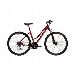 Rower Kross Evado 4.0 rubinowy/czarny połysk DL-19