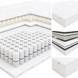 Materac 120x200 Kieszeniowy Hilding Zorba Średnio Twardy H2