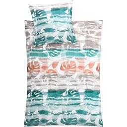 Kleine Wolke Pościel Jill, bawełna, aqua, 135 x