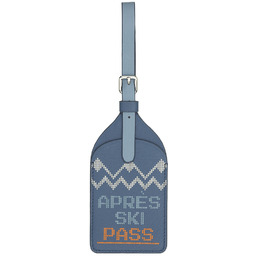 DuDu zawieszka bagażowa skóra naturalna adresownik identyfikator