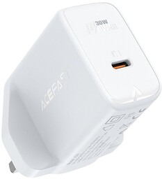 Acefast ładowarka sieciowa GaN (wtyczka UK) USB Typ