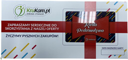 Karta podarunkowa 50zł - wysyłka tradycyjna