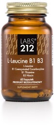 LABS212 L-Leucine B1 B3, 60 kapsułek