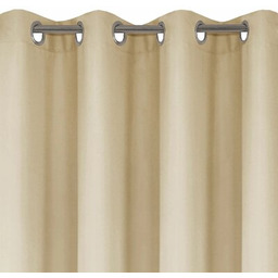EUROFIRANY Zasłona Rita 140 x 250 cm Beżowy