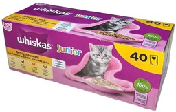 Whiskas Saszetka Junior Drobiowa Uczta w galaretce 40x85g