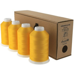 ŁUCZNIK Zestaw nici Elastic 04.074 Żółty (4 sztuki)