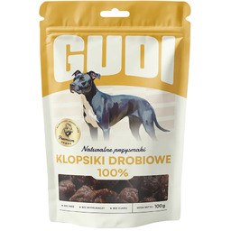 GUDI Klopsiki Kurczak 100g naturalne przysmaki dla psa