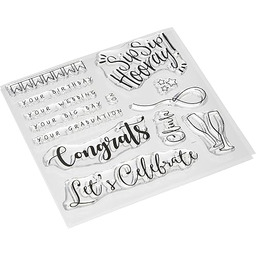 TONIC STUDIOS USA INC Przezroczyste znaczki, jeden rozmiar