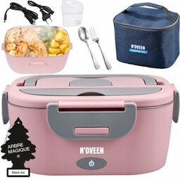 Elektryczny Lunch Box Podgrzewacz Do Obiadu 12/24/230V Torba