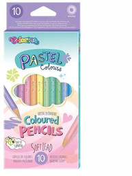 Kredki ołówkowe okrągłe Colorino Kids pastel 10 kolorów