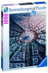 Puzzle 1000 Paryż z lotu ptaka - Ravensburger