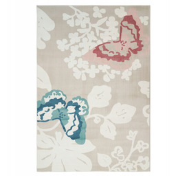 Dywan Dziecięcy Motylki Beżowy Inspiring 80X300