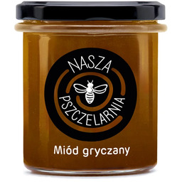 Miód gryczany Nasza Pszczelarnia 450g
