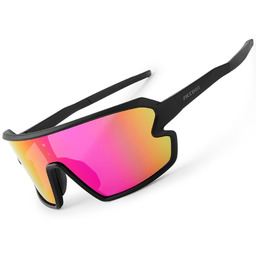 Accent Okulary rowerowe Draft Czarne Matowe / Fioletowe