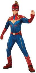 Kostium Kapitan Marvel Deluxe dla dziewczynki