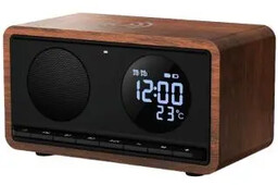 Manta RDI912B RIMINI Czarno-brązowy Radiobudzik