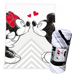 Duży Koc Polarowy Myszka Minnie Mini Miki Disney