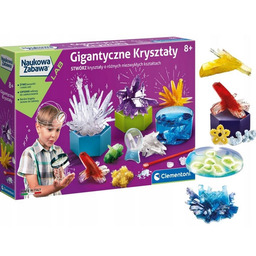 Clementoni Naukowa Zabawa Gigantyczne Kryształy 50106 zestaw kreatywny