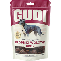 GUDI Klopsiki Wołowina 500g naturalne przysmaki dla psa