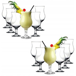 Kieliszki Do Drinków Koktajli Wody Szklanki Zestaw 12