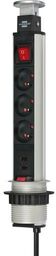 Brennenstuhl Tower Power 1396201013 3 gniazda 2m Czarno-srebrny