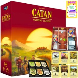 Catan - Gra Planszowa Rodzinna Ekonomiczna Galakta (Nowa