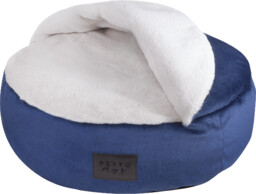 PETTO Minku Velvet Granatowe legowisko norka dla psa