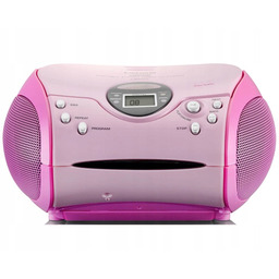 Radioodtwarzacz Lenco SCD-24 CD Fm Różowy