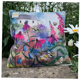 Poduszka CU41 Pszczoły w ogrodzie