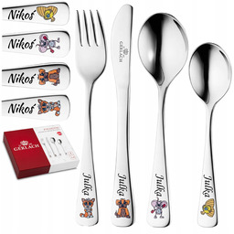 Sztućce dla Dzieci Gerlach z Grawerem Pychotki