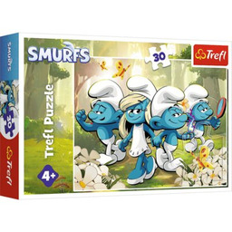 TREFL Puzzle Smerfne przygody 18317 (30 elementów)