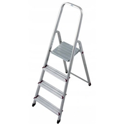Jednostronna Drabina Domowa Aluminiowa 4 Stopniowa Corda 2,8M
