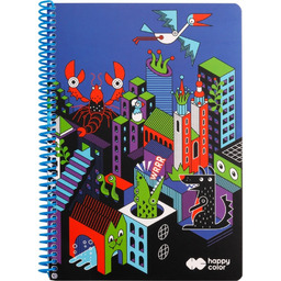 Kołobrulion A4 80k kratka Me&City 2 Happy Color