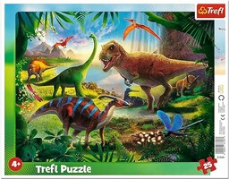 Trefl Dinozaury Puzzle Ramkowe dla Dzieci od 4