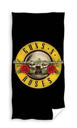 Carbotex Ręcznik plażowy 70x140 Guns N Roses bawełniany