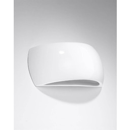 Sollux Lighting Kinkiet lakierowany PONTIUS SL.1025 biały połysk