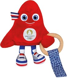 Doudou et Compagnie - Grzechotka z drewnianym pierścieniem
