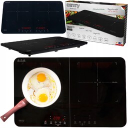 Kuchenka Elektryczna Indukcyjna Dwupalnikowa 3500W