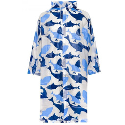 Płaszcz Przeciwdeszczowy SHARK z kapturem zapinany uniwersalny unisex