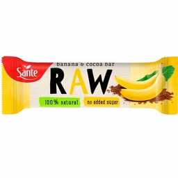 Baton RAW Owocowy Banan & Kakao SANTE 35g