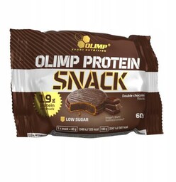OLIMP Wafel wysokobiałkowy Protein Snack Double chocolate, 60g