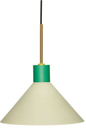 Hübsch - Lampa Wisząca Ø35 Brown/Green/Orange
