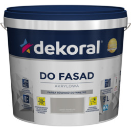 Farba akrylowa fasadowa Polinit lekko popielaty 5 l
