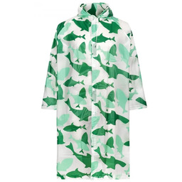 Płaszcz Przeciwdeszczowy SHARK z kapturem zapinany uniwersalny unisex