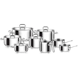 Tescoma zestaw naczyń kuchennych ze stali nierdzewnej Home