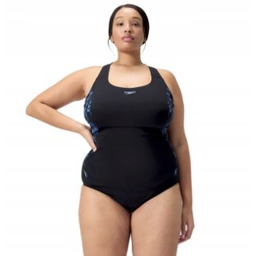 SPEEDO PLUS SIZE STRÓJ JEDNOCZĘŚCIOWY CZARNY DAMSKI 50