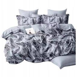 Pościel Satynowa Dwustronna Piórka 513 200x220 4 części