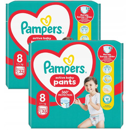 Pampers Pants rozmiar 8 pieluchomajtki pieluszki 64szt